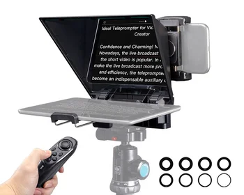 FEELWORLD TP2A Portable 8-inch Teleprompter Supports up to 8" Smartphone/Tablet Prompting detail image