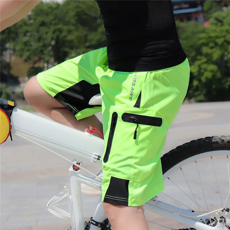 WOSAWE Women Cycling Shorts 3D Padded Breathable Bicycle Underwear Stretchy Mountain Bike Briefs (Pink XS