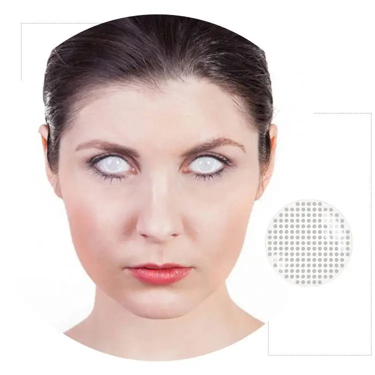 Realcon Wholesale Blue Halloween Colored Contact Lens Eye Contacts Factory