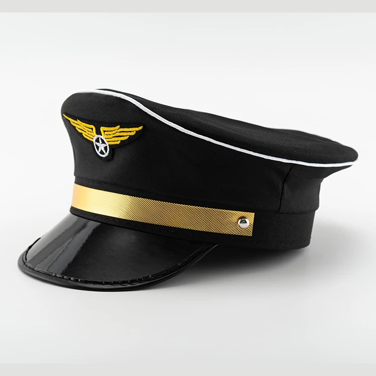 Black Pilot's Cap 