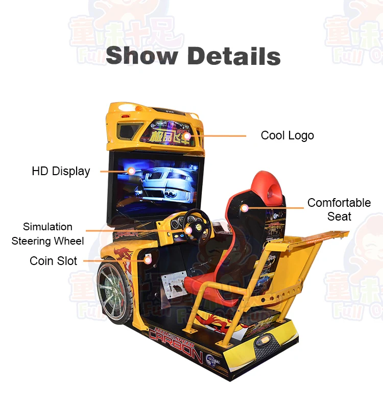 Amusement Popular Simulator Arcade Coin Operated Racing Game Need for Speed