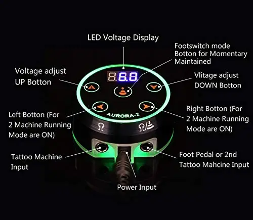 美品　タトゥーマシン DHM TATTOO SUPPLY / WJXタトゥーペンマシン( スイスMaxon社