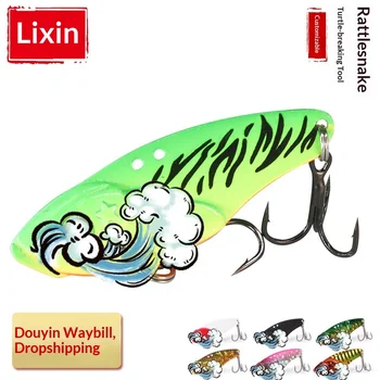Lexin Ringtail Cobra Micro Metal Remote Vb Die Dragon Teeth VB Luya Bait Perch Mandarin Fish Artificial Hard Bait with Hooks – Metal Jig – view 3