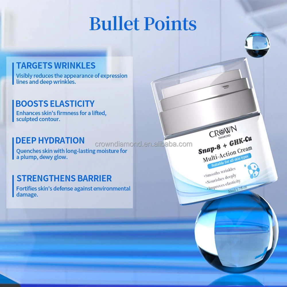 Wholesale Skincare Moisturizer Copper Peptide Lift Brightening Whitening Wrinkle Firming Anti Aging Snap-8 Ghk-Cu Face Cream| Alibaba.com Wholesale Skincare Moisturizer Copper Peptide Lift Brightening Whitening Wrinkle Firming Anti Aging Snap-8 Ghk-Cu Face Cream| Alibaba.com