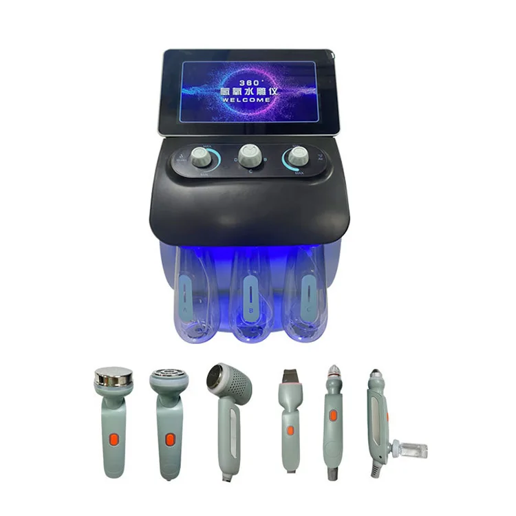 Microdermabrasion Blackhead Remover Hydra Moisturizer Ice Water Face Device Facial Hydro Water Jet Peel For Face Deep Cleaning