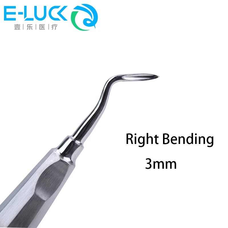 Dental Instruments Stainless Steel Luxating Lift Elevator Curved Root