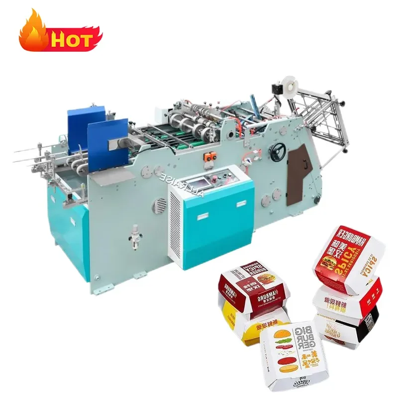 Factory Cost Paper Lunch Box Making Machine Disposable Food Container ...