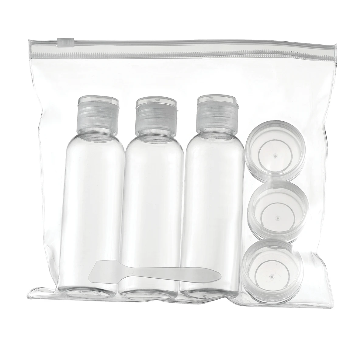 China Hot Sale 8pcs Mini Travel Bottle Set 100ml Aircraft Portability
