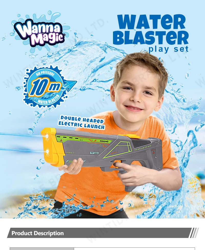 Double Nozzles Adult Guns For Kids Electric With 500cc Water Machine