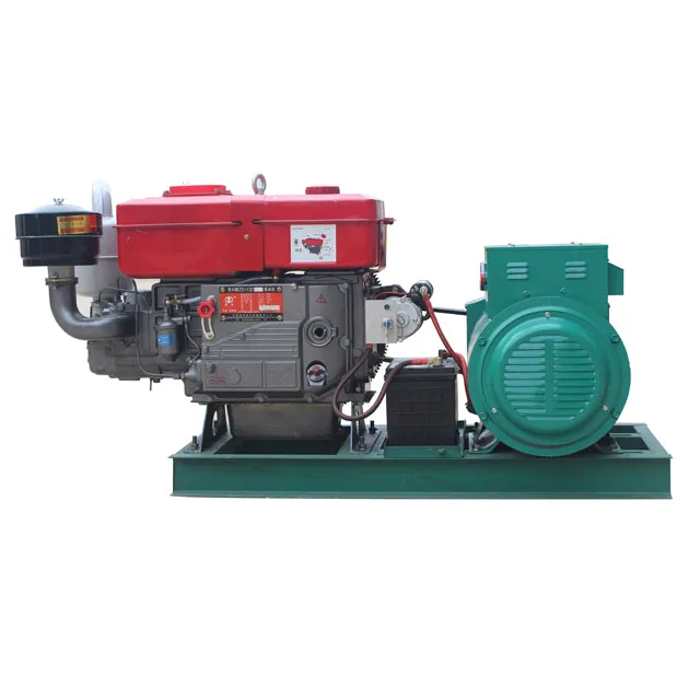 Tractor Generator Leader Wood Small Engine Water-cooled 22kw Single Cylinder diesel Generator