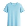Coton peigné bleu ciel