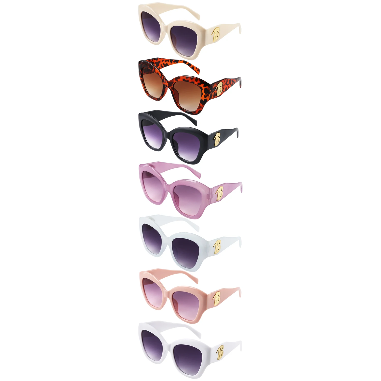 New Square Frame Sunglasses National Style Retro Trend Sunglasses ...
