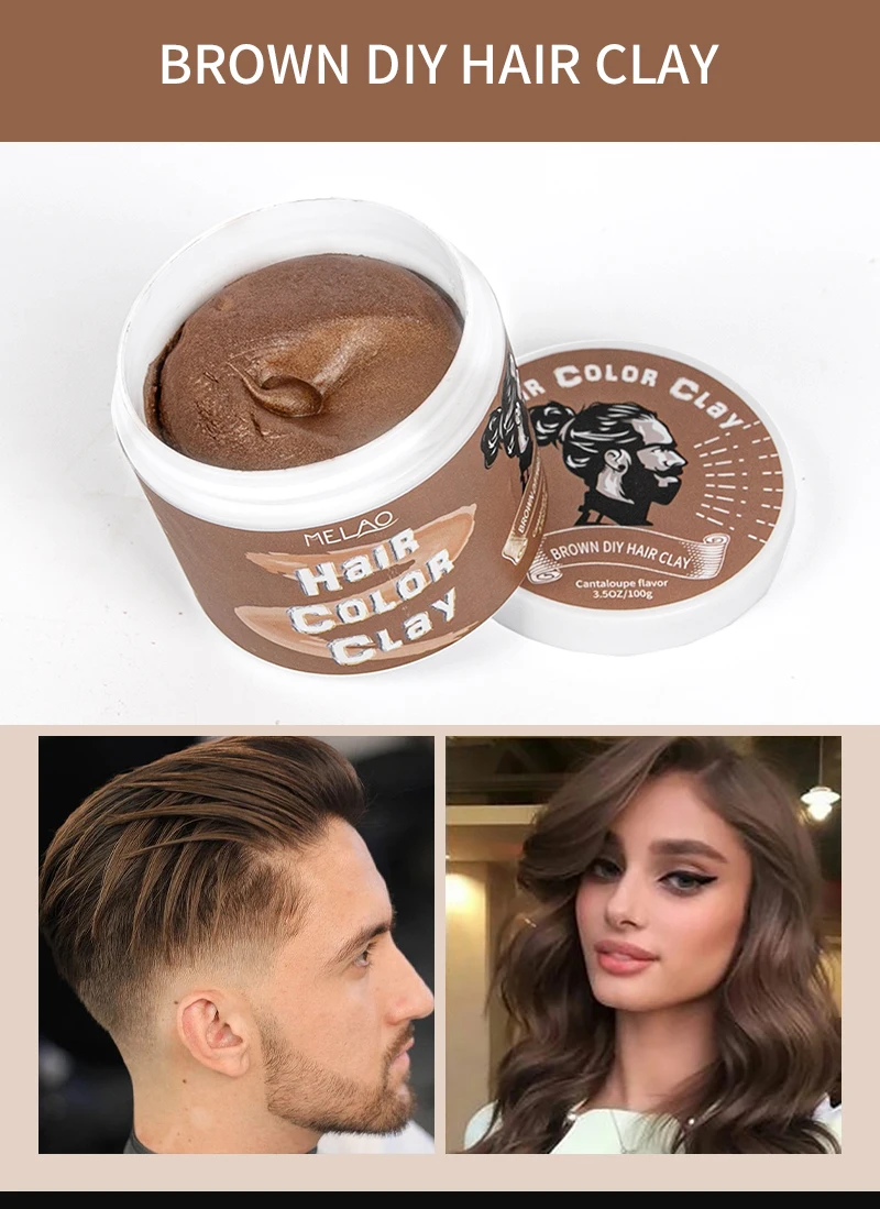 Wholesale Hair Wax Color For Black Women Strong Hold Temporary Hair