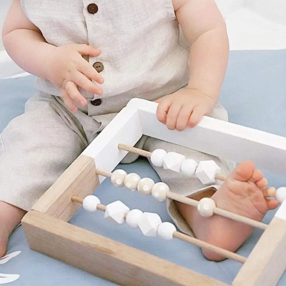 Детский подсчет цифр Математика Обучение деревянные игрушки шарики игра УЧИТЕЛЬ Abacus