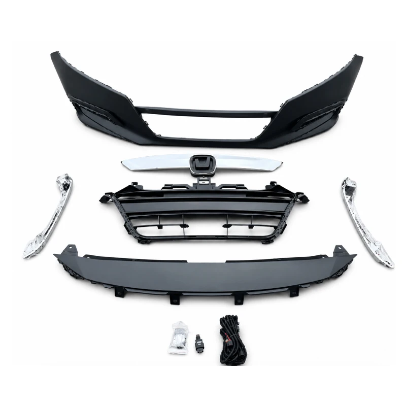 OEM Bumper Kit Front End Restoration Body Shop Combo Primed Shell Set Post Collision Fix za Honda Accord 2018 2019 2020