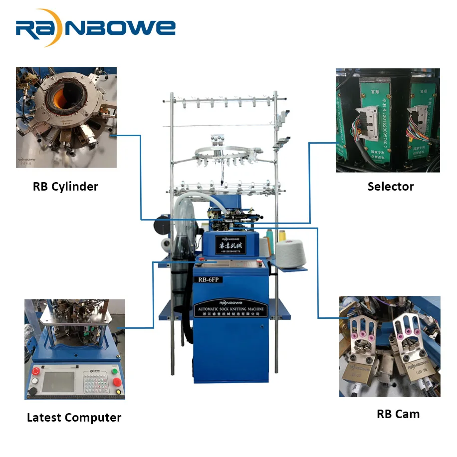 High-Speed Automatic Woman Socks Production Sewing Machine Good Quality with Motor as Core Component