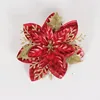 Red bright platinum powder flower