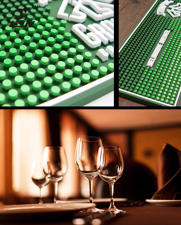 Silicone Pvc Rubber Bar Counter Mat Customized Buy Bar Mat,Counter
