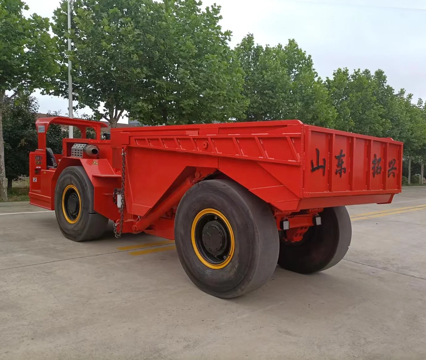 Truk Dump Mesin Tambang Emas Bawah Tanah Tuoxing