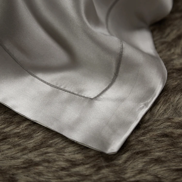 Wholesale 22mm 100 Natural Organic Mulberry Silk Satin Pillowcase Set Pillow Cover Luxury Silk