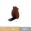 Walnut wood bear bookend (single)