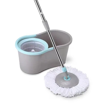 Home office mop set with high decontamination capability can be replaced with mop head