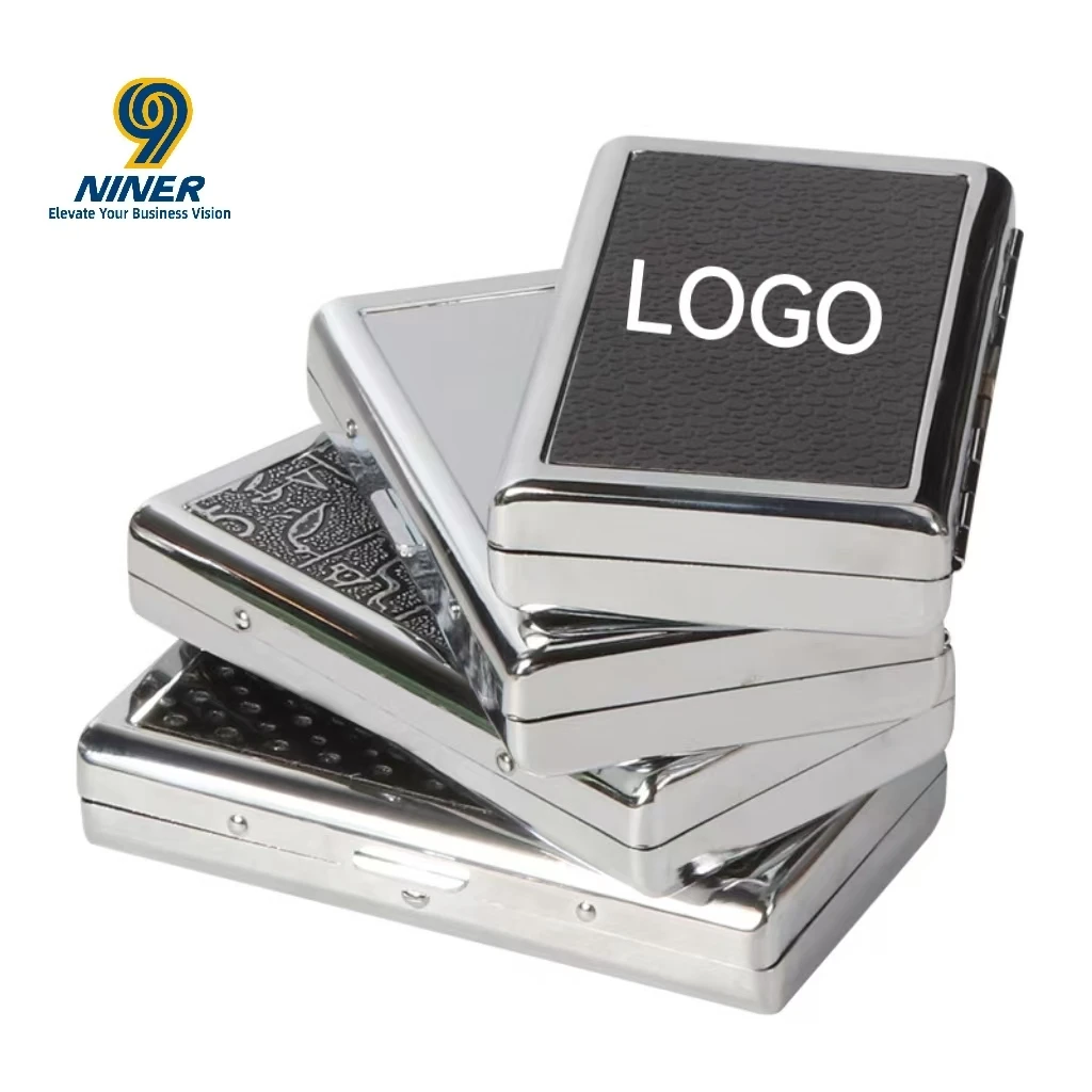 Factory Wholesale Metal Cigarette Cases & Portable Holders Customizable Protective Cases