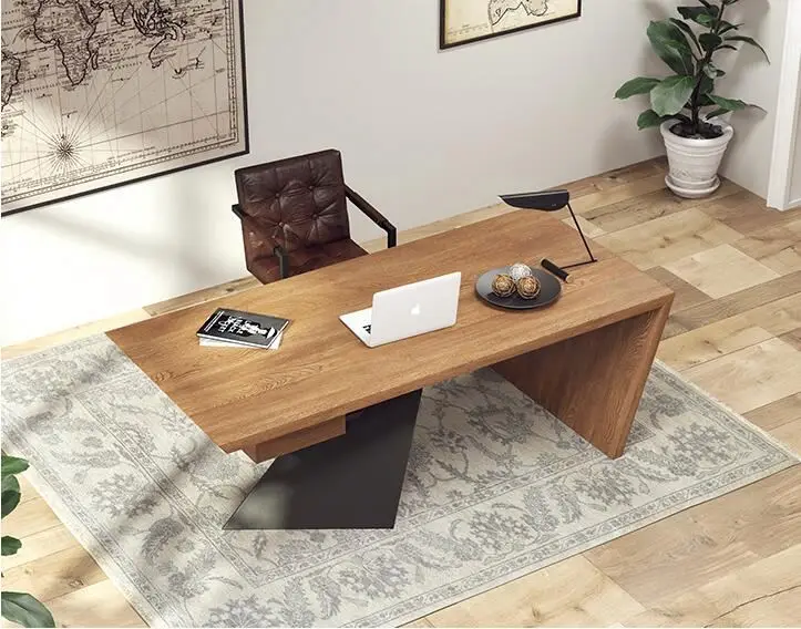 Luxury Easy Clean Home Computer Desk Manager Office Desk Fancy Office Table