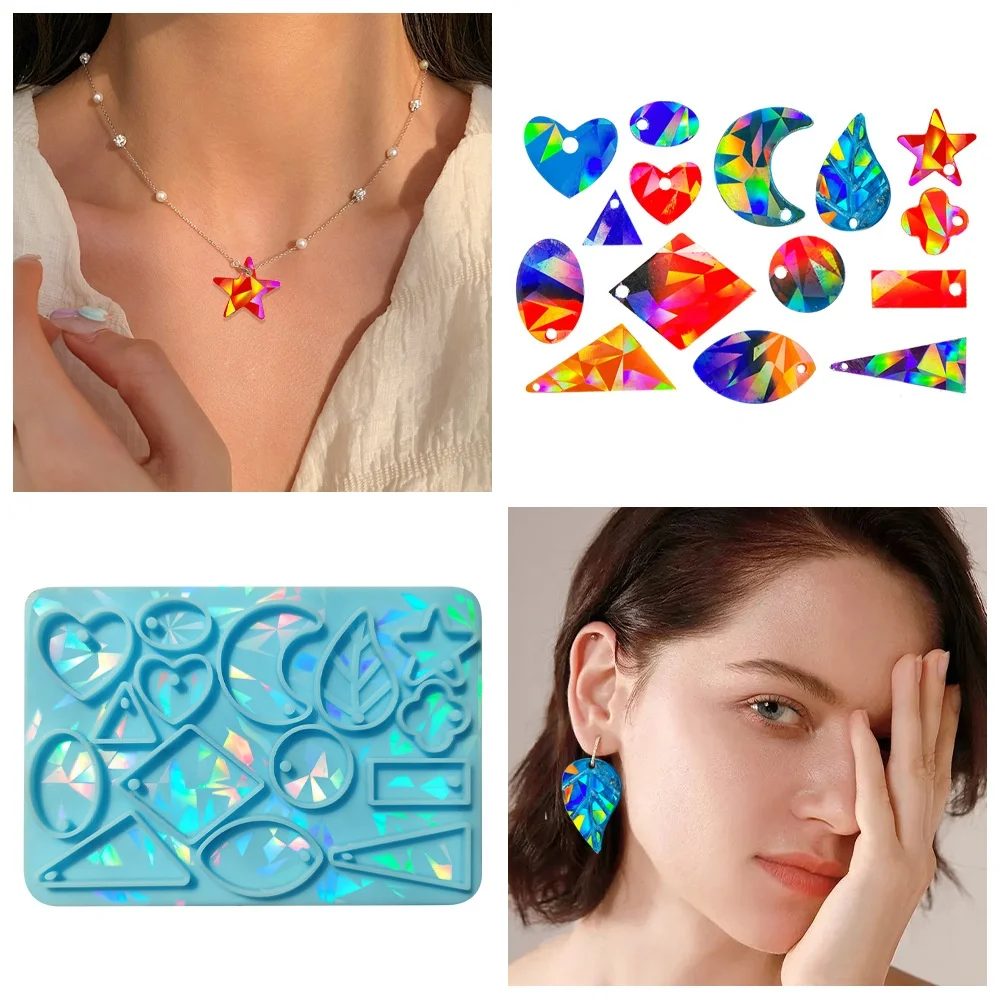 Environmentally Friendly Silicone Mold Keychain Earrings Ear Pendants Drop Earrings Wind Chimes Silicone Molds details