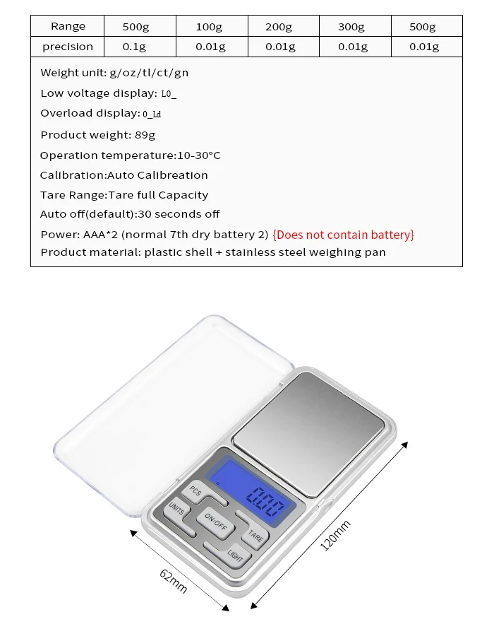 Digital Scale Calculator 0 01g  Digital Scale Calculator 0.01g - Scale  200g 0.01g - Aliexpress