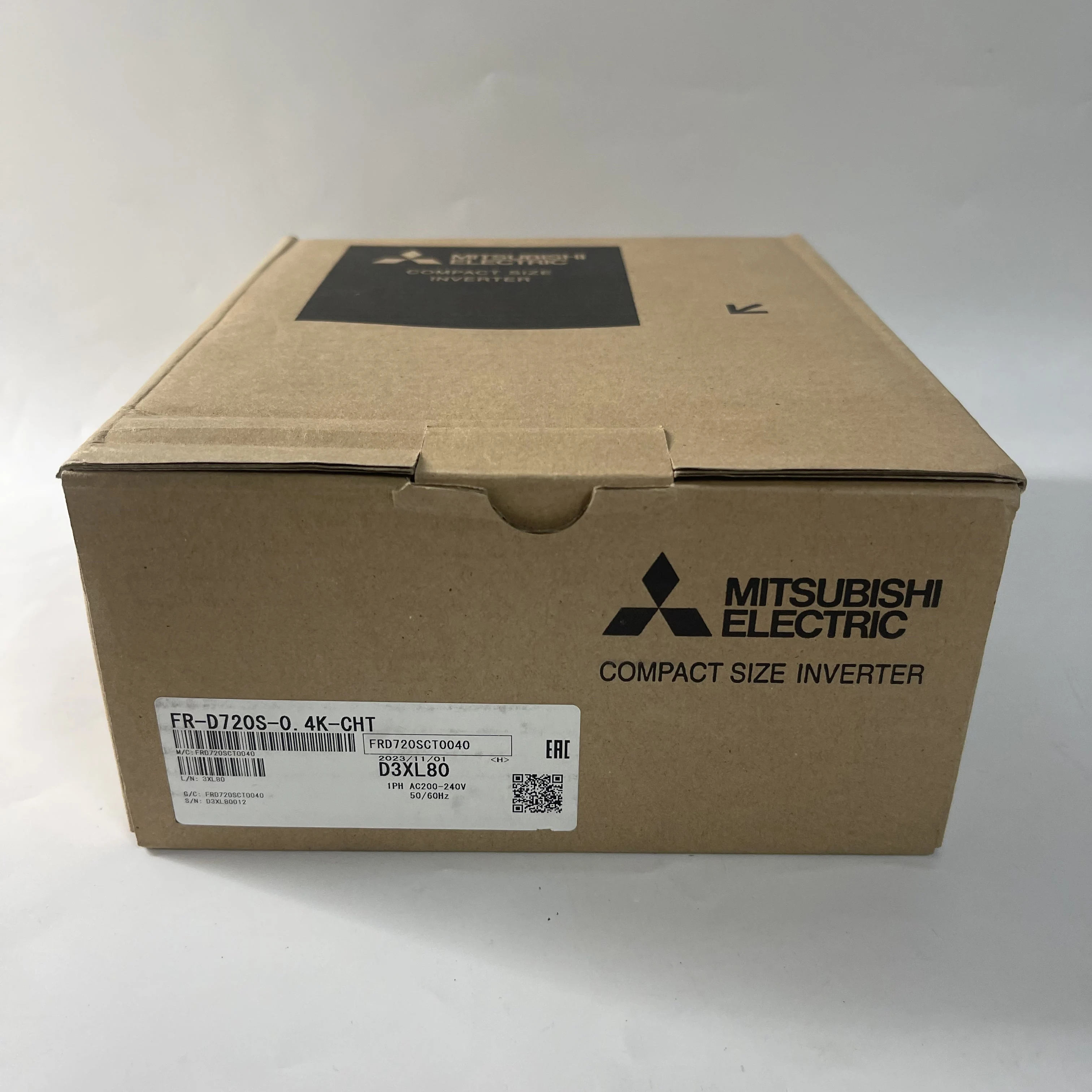 Mitsubishi Compact Size Inverter FR-D720S-0.4K-CHT