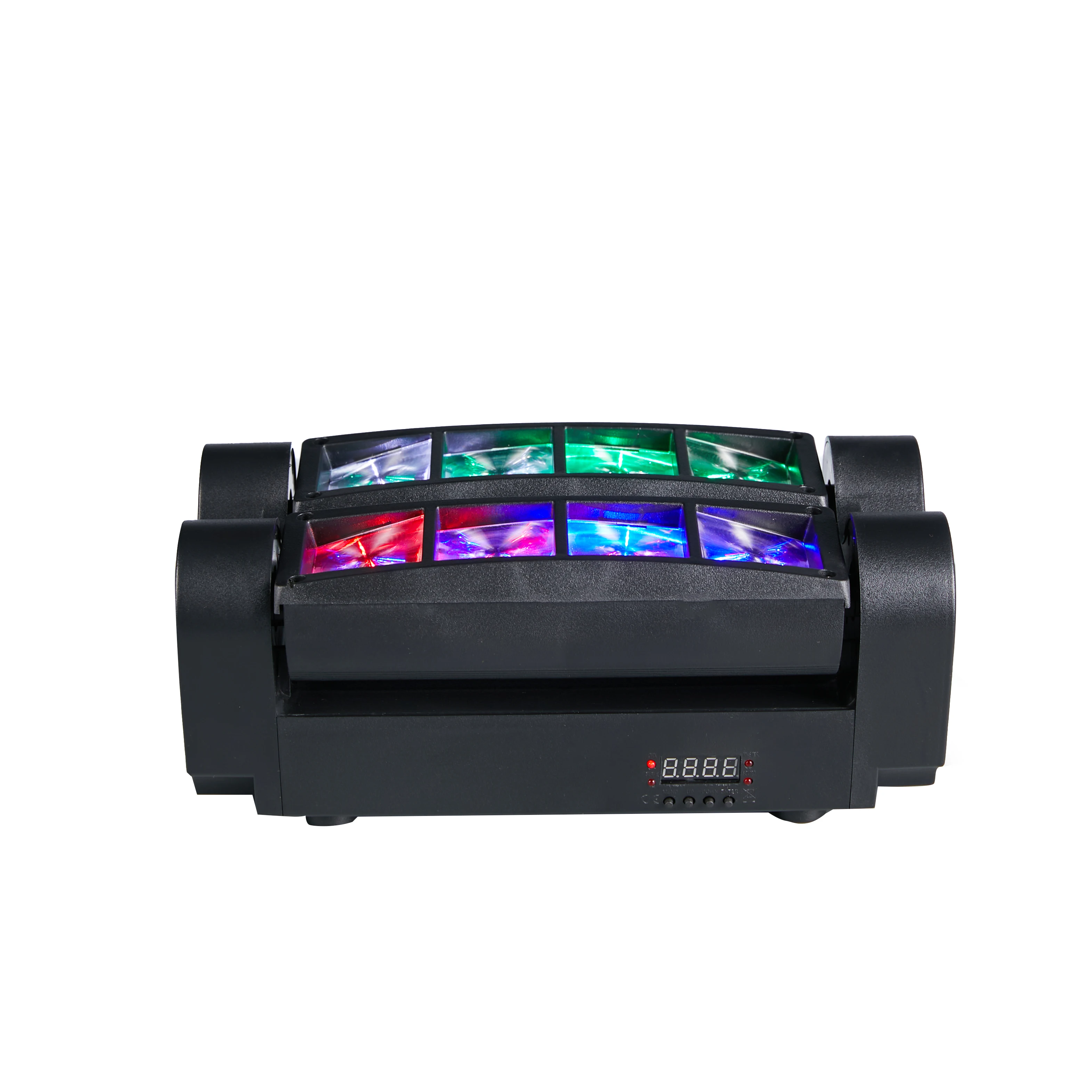 Projecteurs DJ à tête mobile LED Spider 80W RGBW, activés par le son, DMX-512, pour fêtes, pubs, mariages, clubs, carnavals et festivals_voghion.com