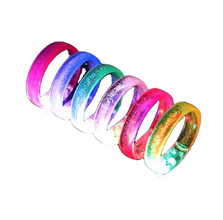 10/20/50Pcs LED Bracelets Wristbands Glow In The Dark Neon Light Up Bracelet