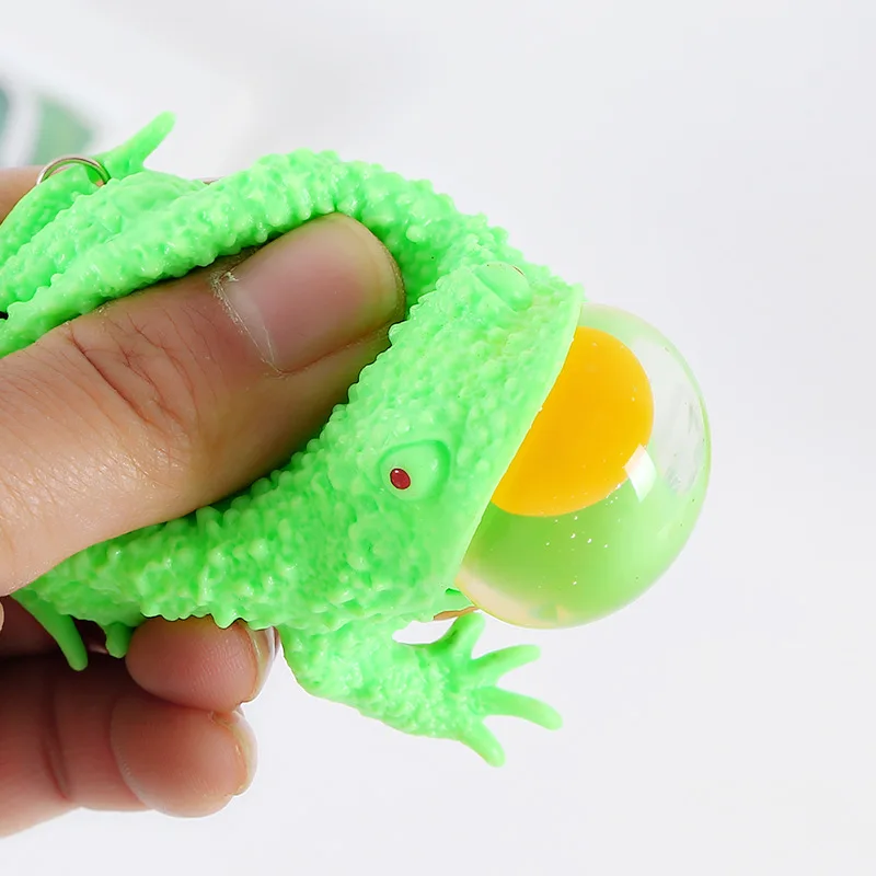 HLC096 Fidget Frog Squeeze Toys Egg