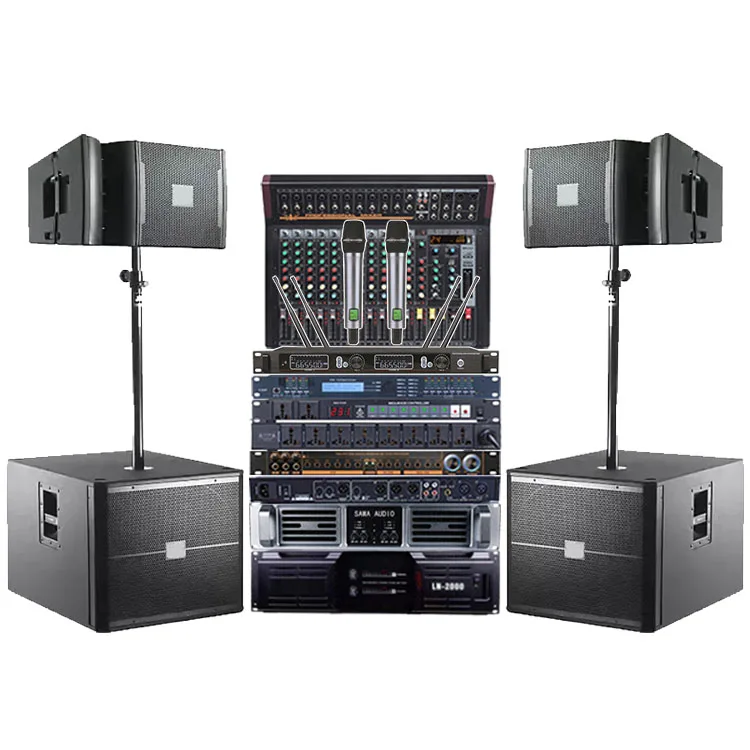 Vrx 932 12 Inch Active Line Array Speakers Professional Stage Audio Sound System Outdoor Pro Speakers