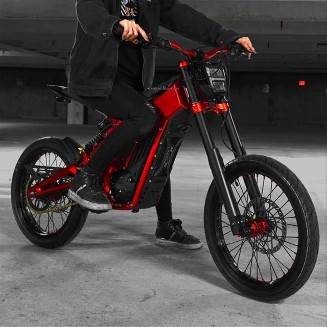 2024 Red Edition Talaria XXX Dirt Ebike 6kw 60v 40ah Road Legal Talaria X3 Electric Dirt Bike With Road Tires For US Canada EU
