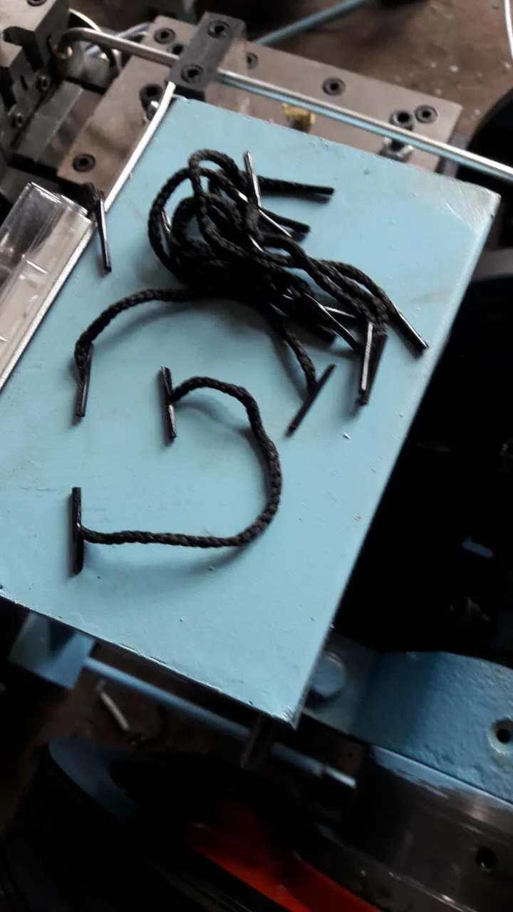 Semi-automatic Shoelace Tipping Machine Dies Handbag Rope Tipping ...