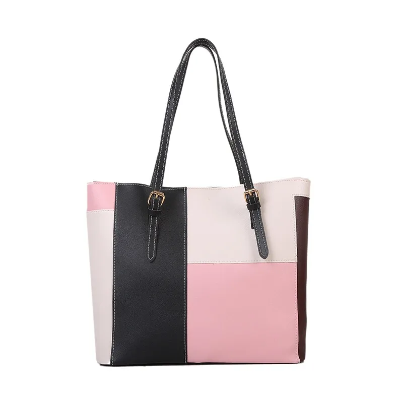 Fashion Multifunction Big Size Large Capacity PU Leather Tote Bags Handbag Tote One Shoulder Bag