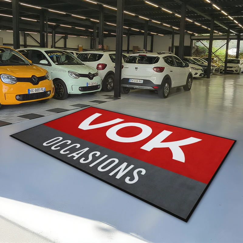 Inkjet Printed Entrance Personalized Business Doormat Carpet Nylon Rubber Rug Custom Logo Floor Mats