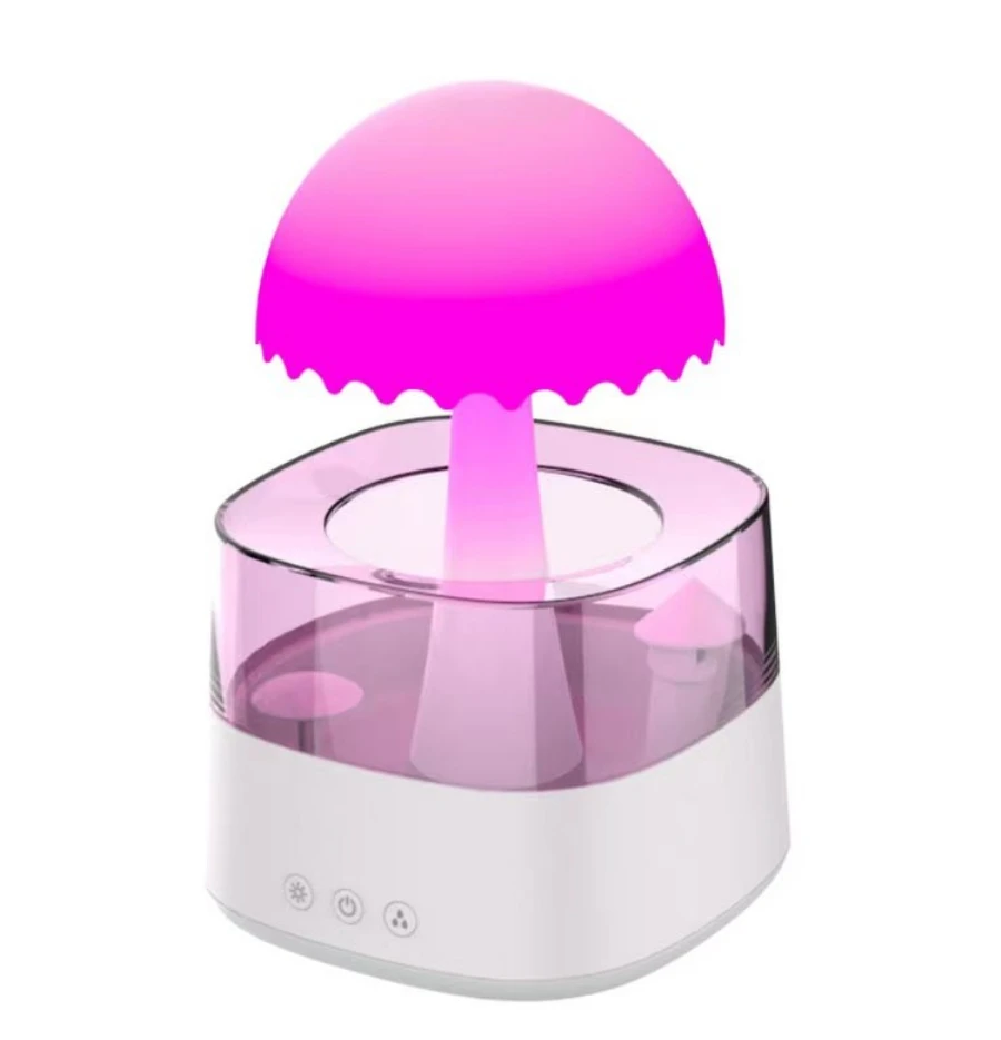 Customize Room Mist Maker Aquacloud Rain Humidifier Smart Electric Aroma Diffuser Night Light With 5 Essential Cloud Humidifier