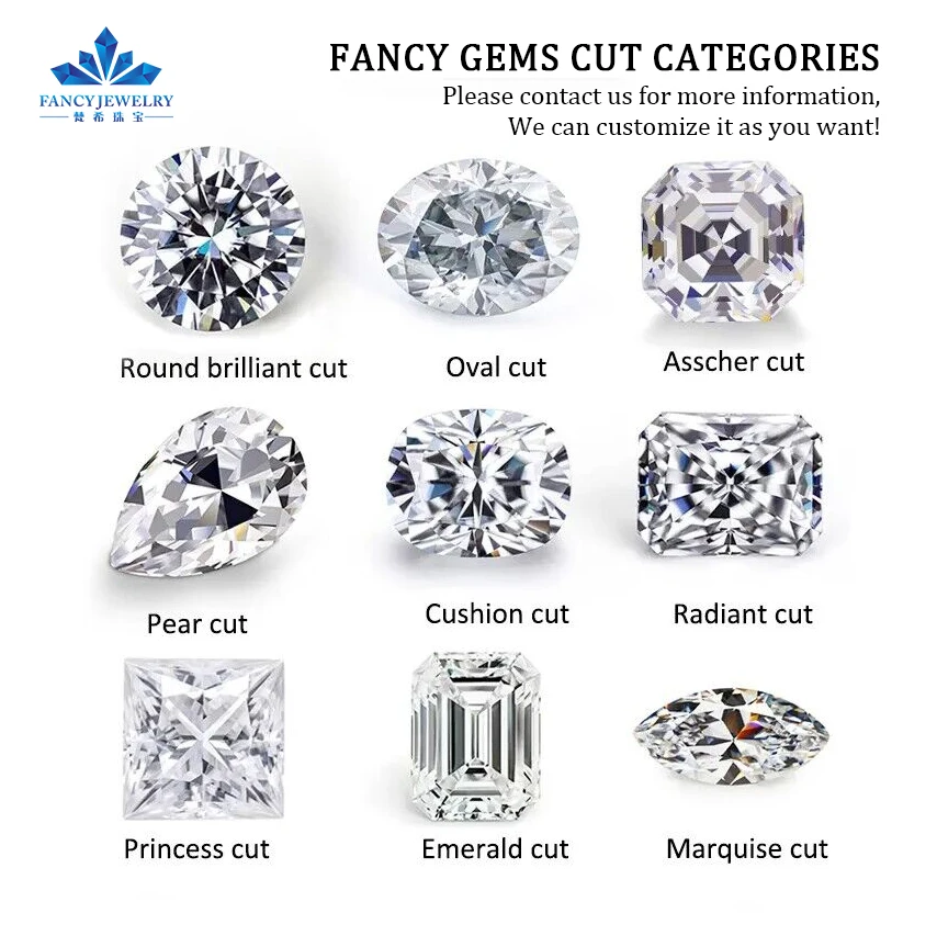 Wholesale Moissanite Stone White Color FL Clarity Ice Crushed Cut Long  Cushion Cut Shape Moissanite Diamond for Jewelry Making