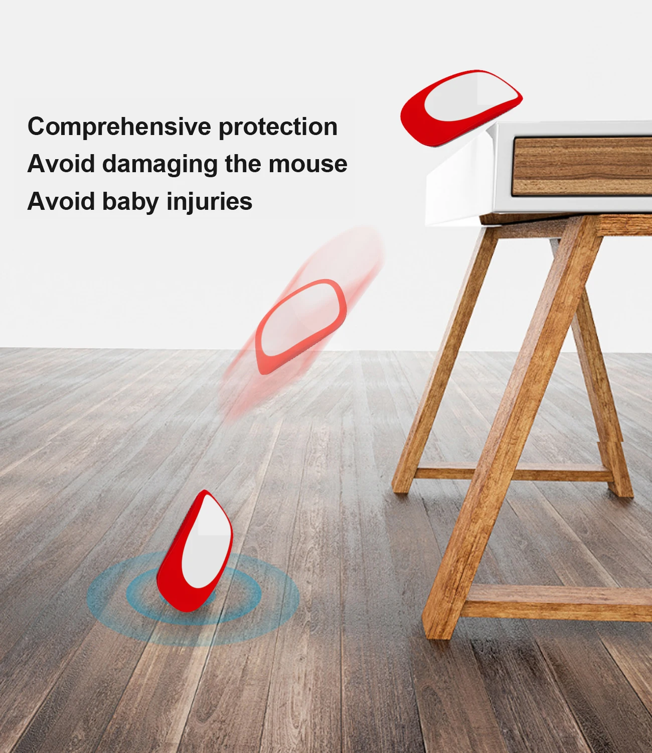 Мягкий силиконовый защитный чехол для Apple Mouse Magic/Mouse 1/2 беспроводной с Bluetooth защита от падения и