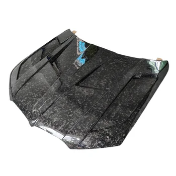 New LD Style Forged Carbon Fiber Front Hood Bonnet for BMW X6M F96 & X6 G06 Used as an Engine Cover Body Kit