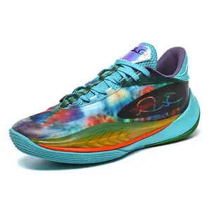 Sonico 12 Mesh Breathable Men's Basketball Shoes Professional Training Sports Shoelaces Shock-absorbing Rebound Basketball Shoes