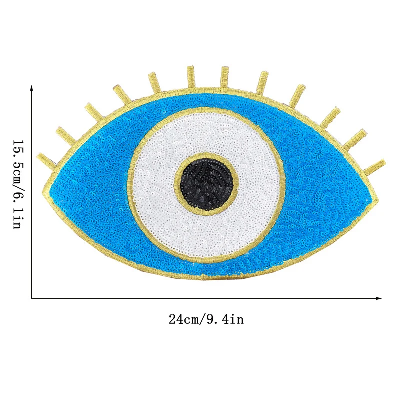 Rainbow Evil Eye Patch