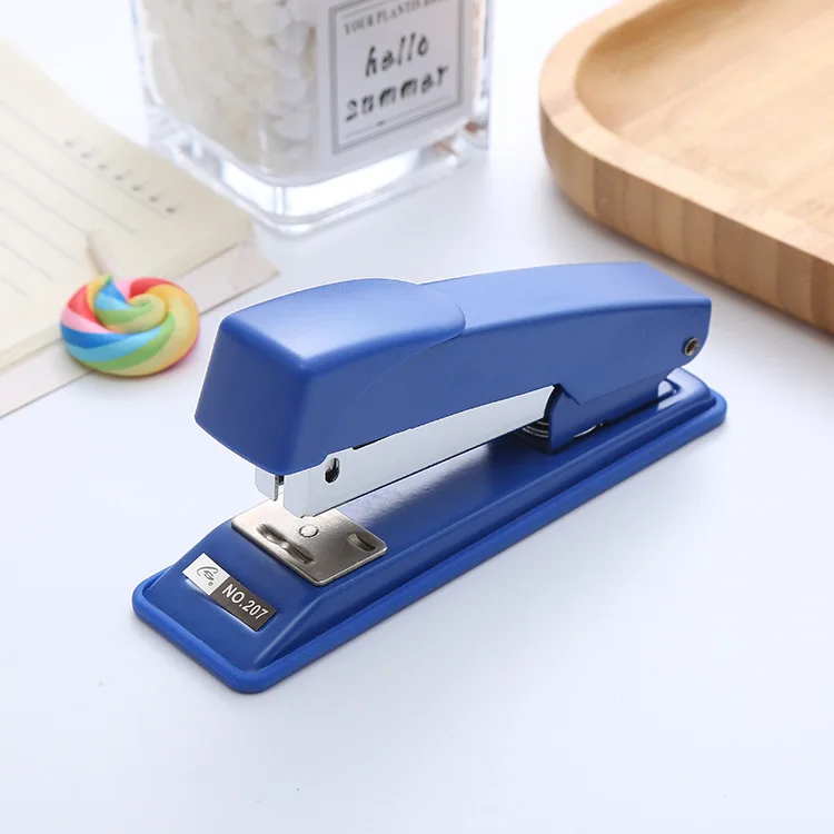 High Quality Basic Style Medium Sized Desktop Paper Stapler Office Stapler Manual Metal Customized Stapler
