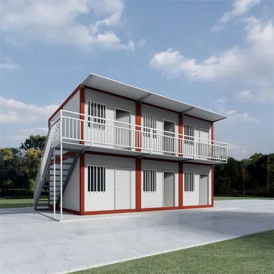 Tiny Prefab Mobile  Customized Size Casas Modulares Prefrafricadas 2 Storey Glass Container House for Office Construction Site