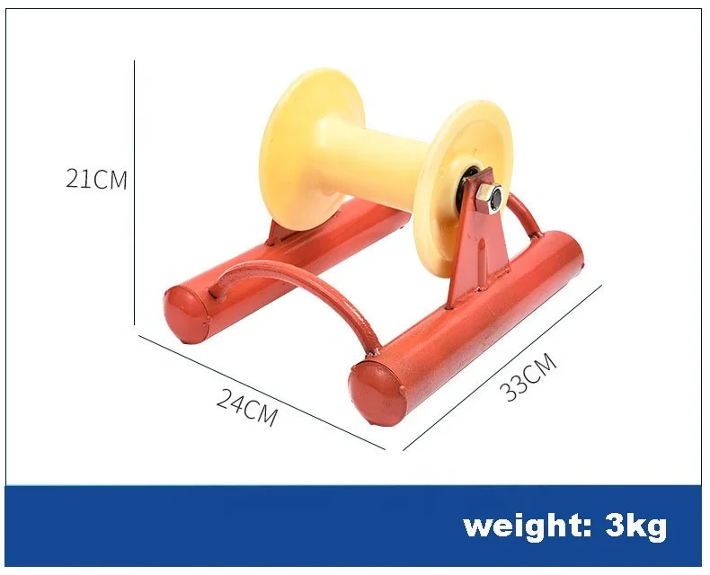 Single Wheel Straight Line Transmission Cable Pulley Roller with Nylon Roller Aluminum Roller