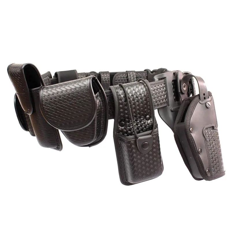 Outdoor Premium Detachable Camping and Everyday Use Duty Belt Rig Kit Tactical Duty Belt Handcuff Case Radio Holder Belts
