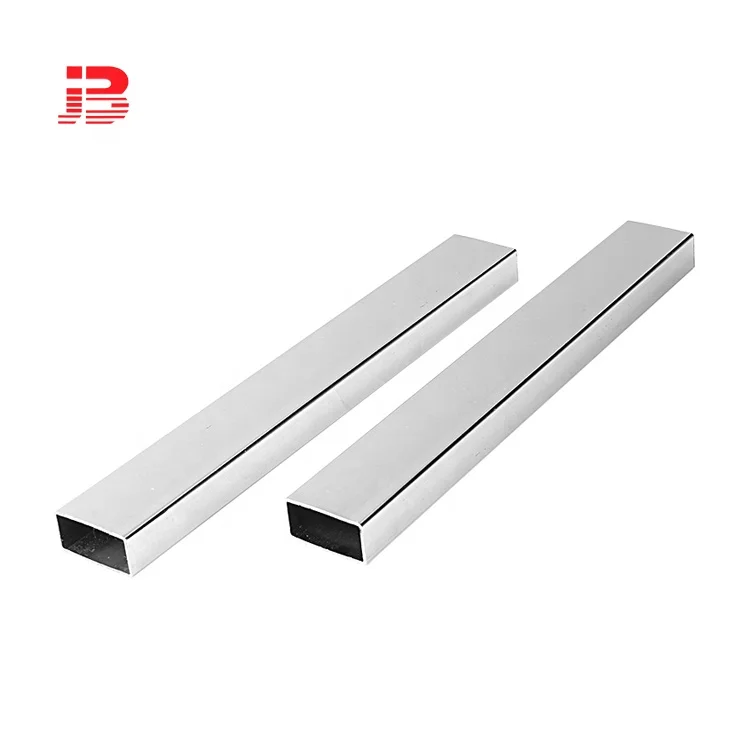 Chrome square tube/ oval pipe 15*30mm for hardware shop